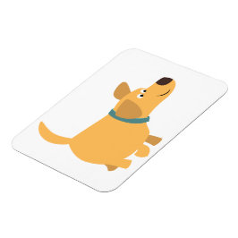 Imán Magnate flexible Personalizado amarillo labrador