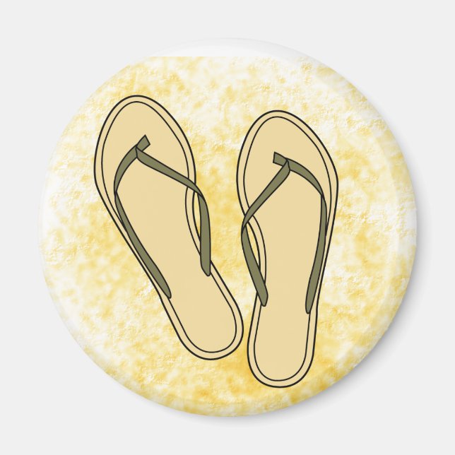 Imán Magnate Flip Flops Olive (Frente)