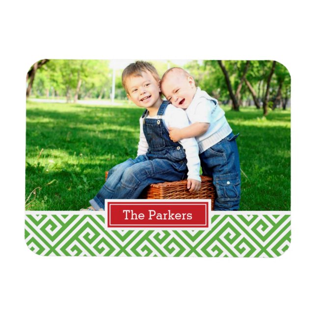 Imán Magnate fotográfico de festividad en griego (Horizontal)