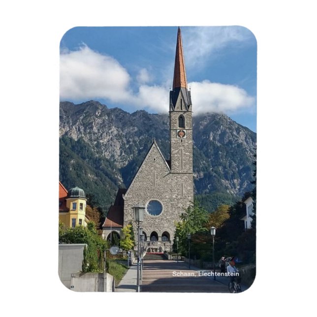 Imán Magnate fotográfico de la iglesia (Vertical)