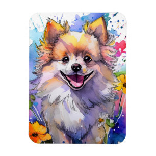 Imán Magnate fotográfico de perros de Pomerania
