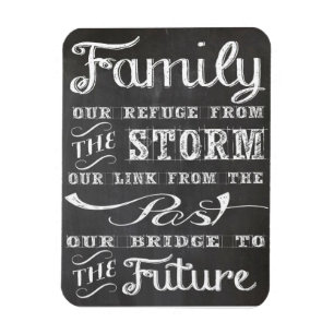 Imán Magnate fotográfico familiar de 3"x4"