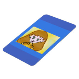 Imán Magnate fotográfico flexible Anime de Bingo Azul
