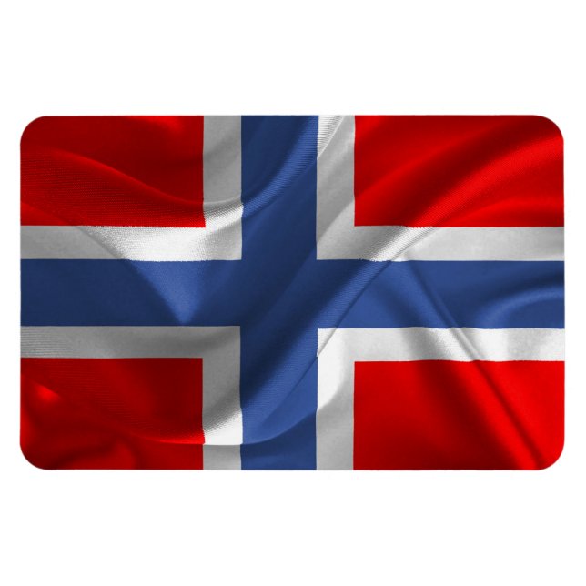 Imán Magnate fotográfico flexible #Bandera noruega