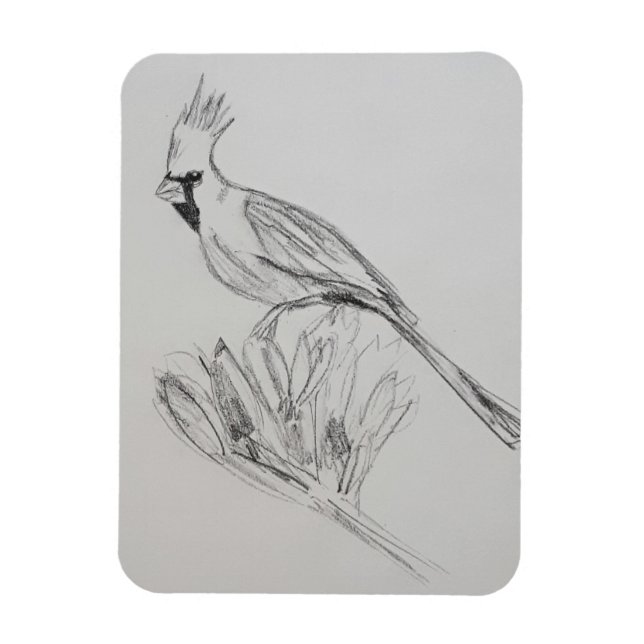 Imán Magnate fotográfico flexible cardinal (Vertical)