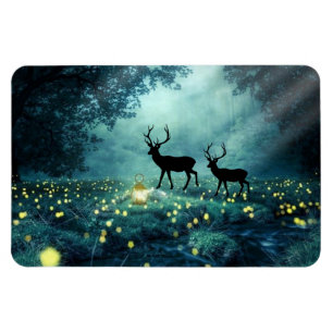 Imán Magnate fotográfico flexible de Elk Forest