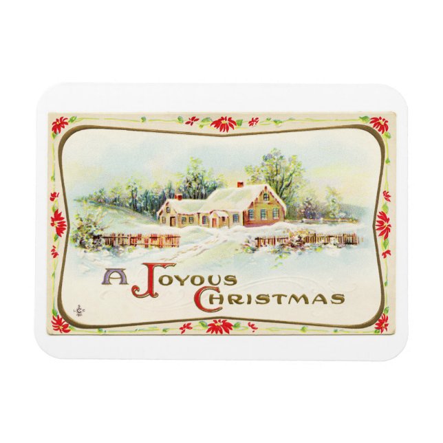 Imán Magnate fotográfico flexible de la Casa de la Vint (Horizontal)