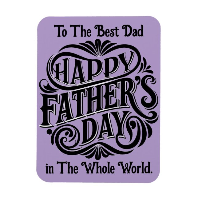 Imán Magnate fotográfico flexible de mejor papá (Vertical)