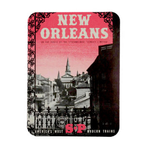 Imán Magnate fotográfico flexible de Nueva Orleans