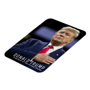Imán Magnate fotográfico flexible del presidente Donald