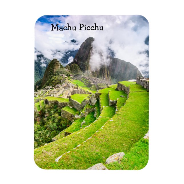 Imán Magnate fotográfico Machu Picchu, Cusco - Perú (Vertical)