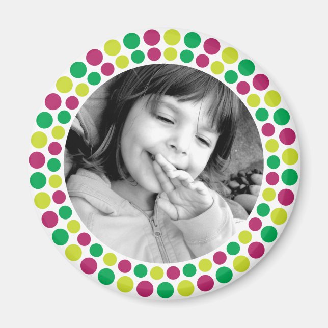 Imán Magnate fotográfico navideño de 2010 con mora y br (Frente)