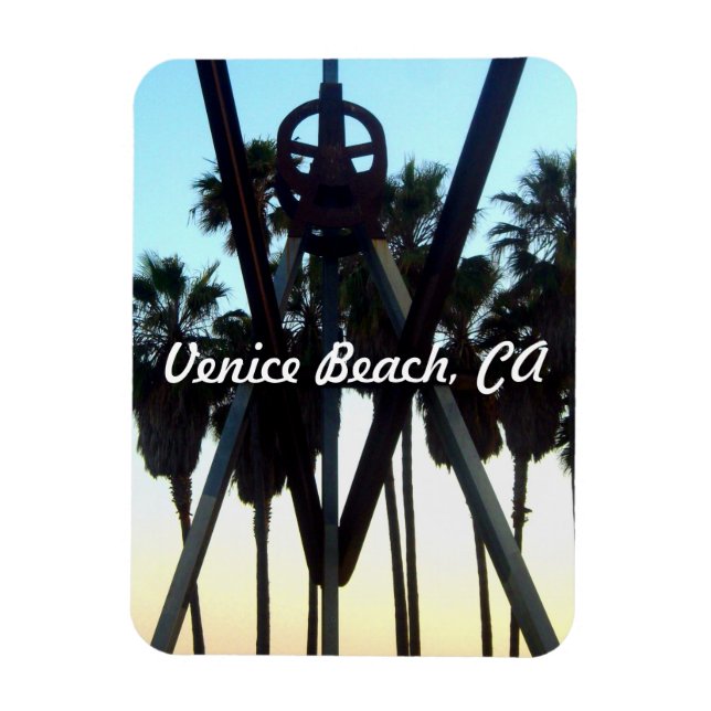Imán Magnate fotográfico Venice Beach Sky California So (Vertical)