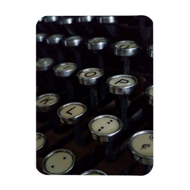 Imán Magnate fotográfico Vintwriter Keys 3"x4" (Vertical)