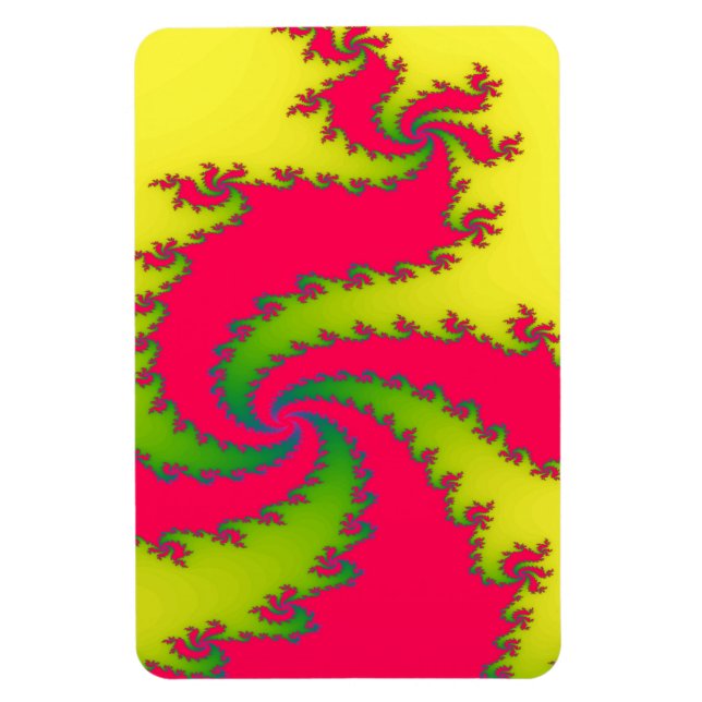 Imán Magnate fractal chino de año nuevo (Vertical)