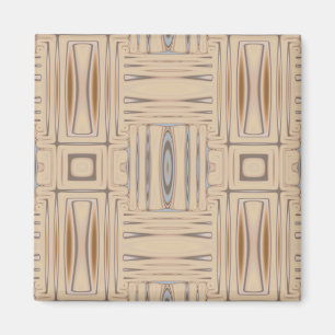 Imán Magnate geométrico beige de playa