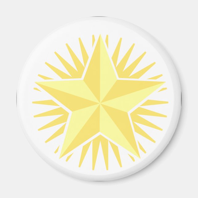 Imán Magnate Gold Star (Frente)