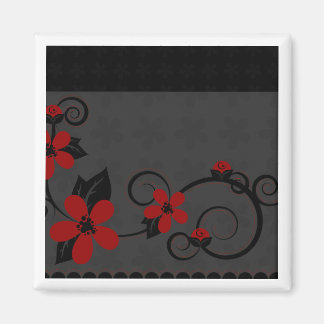 Imán Magnate gótico de diseño de kokeshi kimono