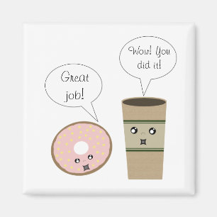 Imán Magnate gratuito para café y donut