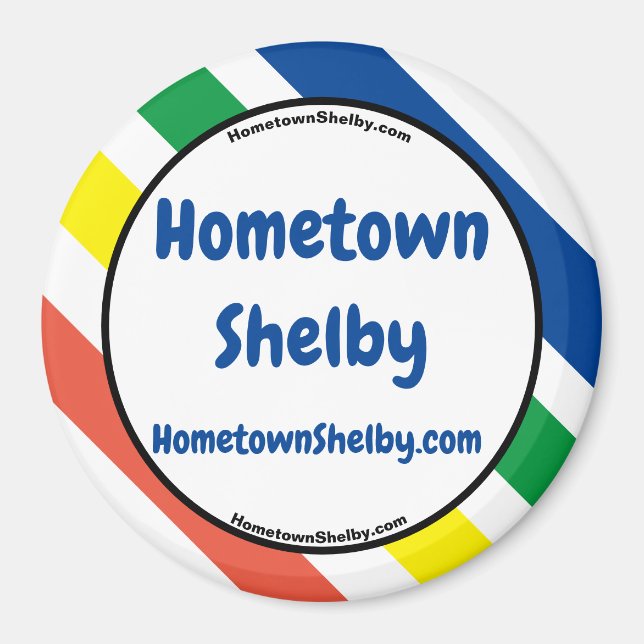 Imán Magnate Hometown Shelby Fun Colours (Frente)