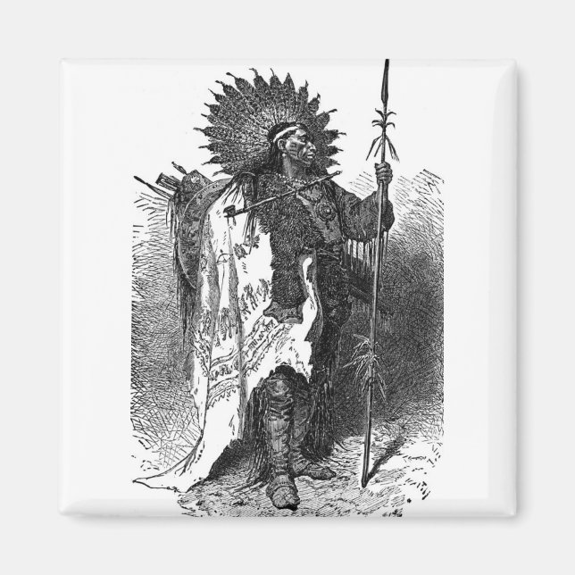 Imán Magnate jefe indio (Frente)