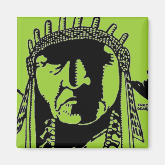 Imán Magnate jefe indio (Frente)