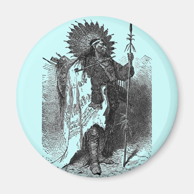 Imán Magnate jefe indio (Frente)