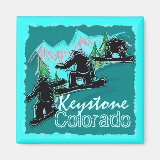 Imán Magnate Keystone Colorado (Frente)