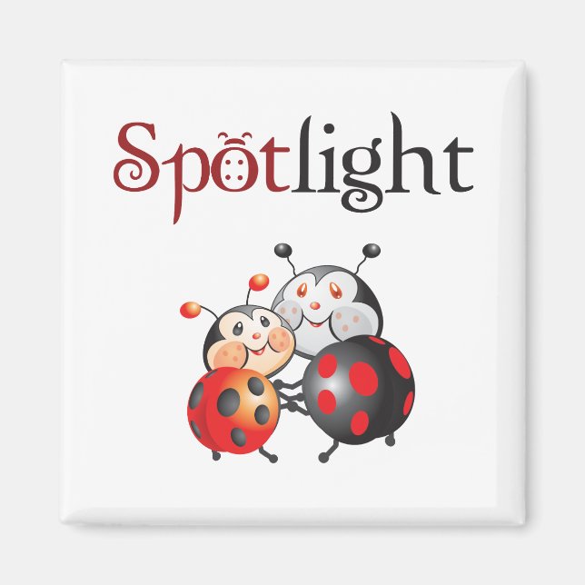 Imán Magnate Ladybug Spotlight (Frente)