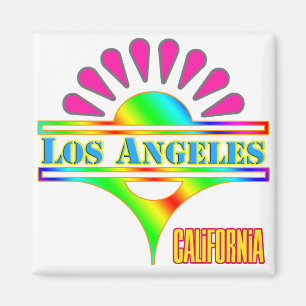 Imán Magnate "Los Angeles Colorful 1"