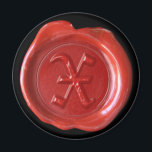 Imán Magnate Monograma de sello de cera - Rojo - Inglés<br><div class="desc">Imán monograma de sellado de cera artesanal - Letra X - Estilo inglés antiguo - Rojo Seleccione su propio color de fondo que mejor se adapte a sus necesidades. O...  creativo con unas tijeras.</div>