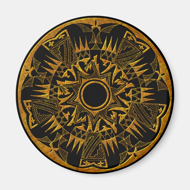 Imán Magnate nativo americano 1 (Frente)