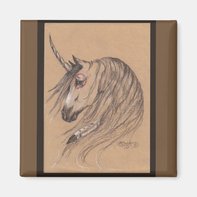 Imán Magnate nativo de unicornio (Frente)