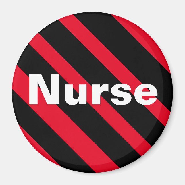 Imán Magnate Nurse Black/Red (Frente)