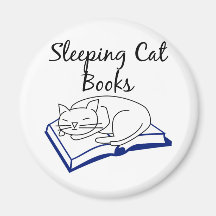 Magnate para libros de gatos durmientes