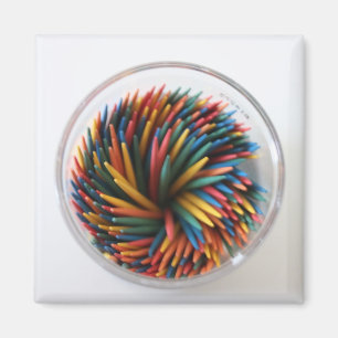 Imán Magnate para palillos de dientes de colores