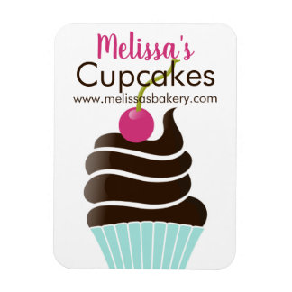 Imán Magnate para tarjetas de visita de la repostería d