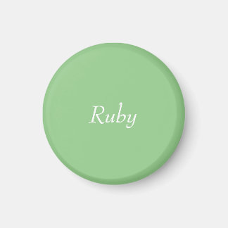 Imán Magnate personalizado de la manzana verde