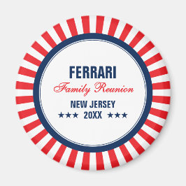 Imán Magnate Personalizado de Reunión de la Familia Azu