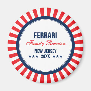 Imán Magnate Personalizado de Reunión de la Familia Azu