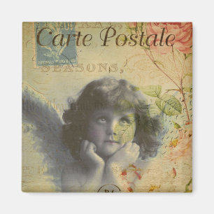Imán Magnate postal francés