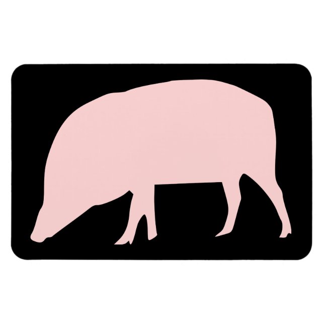 Imán Magnate premium de cerdo rosado (Horizontal)