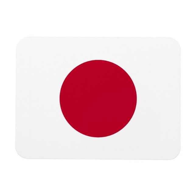 Imán Magnate Premium de la bandera de Japón (Horizontal)