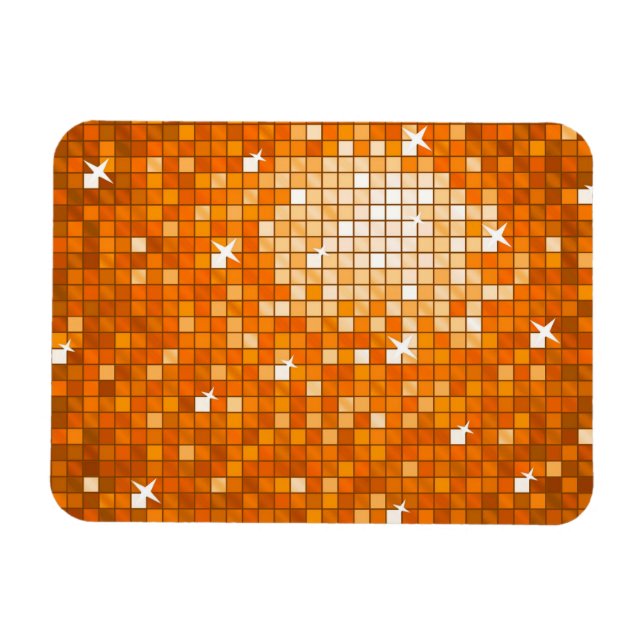 Imán Magnate premium de Naranja de Disco Tiles (Horizontal)