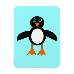 Imán Magnate premium de pingüino cúcido