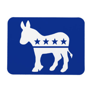 Imán Magnate premium Demócrata Donkey