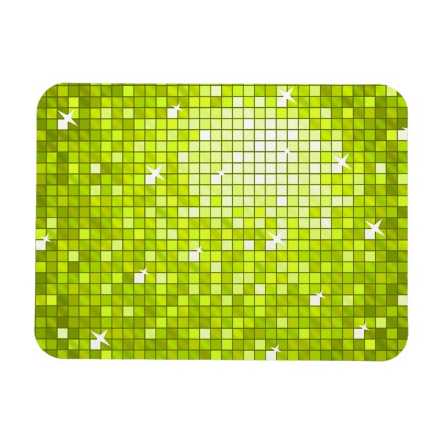 Imán Magnate premium Disco Tiles Lime (Horizontal)