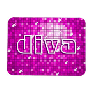 Imán Magnate premium Disco Tiles Rosa 'diva'