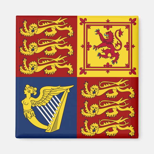Imán Magnate real de la reina Isabel II (Frente)