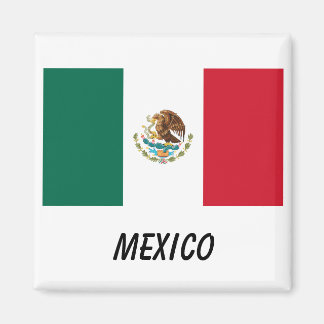 Imán Magnate rectangular de la bandera de México